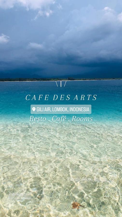 Bed and Breakfast Cafe Des Arts Gili Air Exterior foto